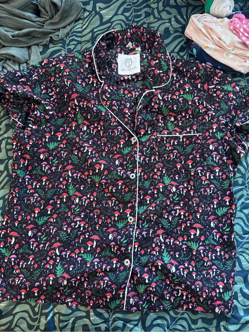 PrintFresh Toadstool Short Sleeve Pajamas